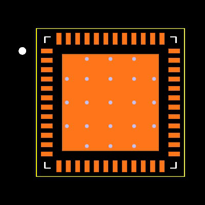 TPA3101D2RGZR Footprint