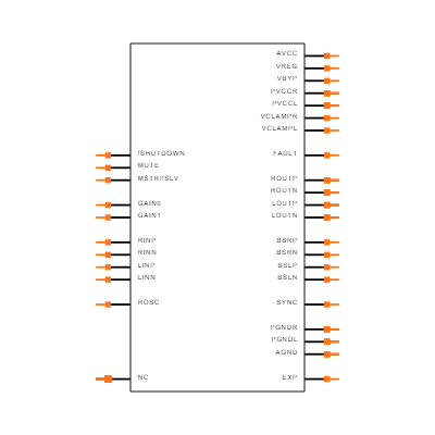 TPA3101D2RGZT Symbol