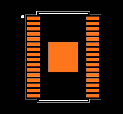 TPA3116D2QDADRQ1 Footprint
