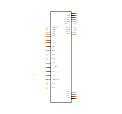 TPA3116D2QDADRQ1 Symbol