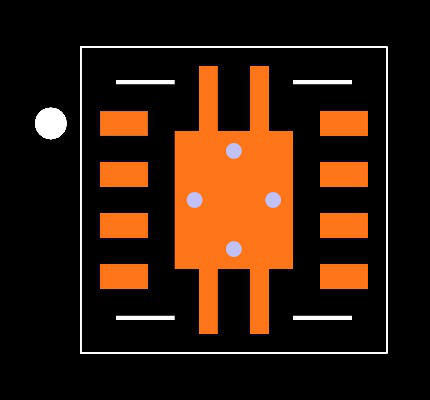 TPA6205A1DRBR Footprint