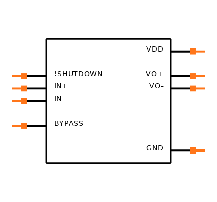 TPA6211A1DGNRG4 Symbol