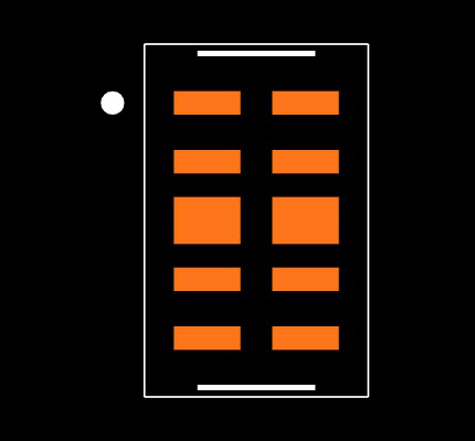 TPD4E05U06QDQARQ1 Footprint