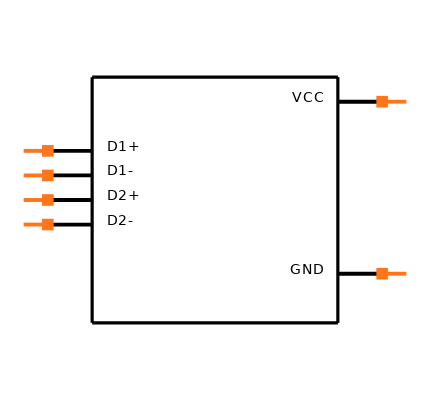 TPD4S009DBVRG4 Symbol