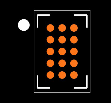 TPD5S116YFFR Footprint