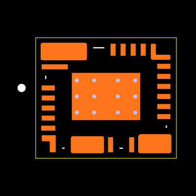 TPS16851VMAR Footprint