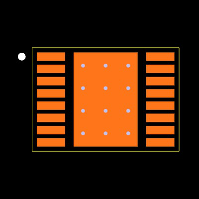 TPS1HB08FQPWPRQ1 Footprint