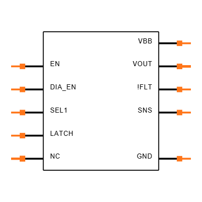 TPS1HB08FQPWPRQ1 Symbol