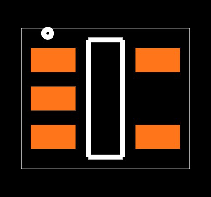 TPS2051BDBV Footprint