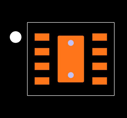 TPS22965TDSGTQ1 Footprint