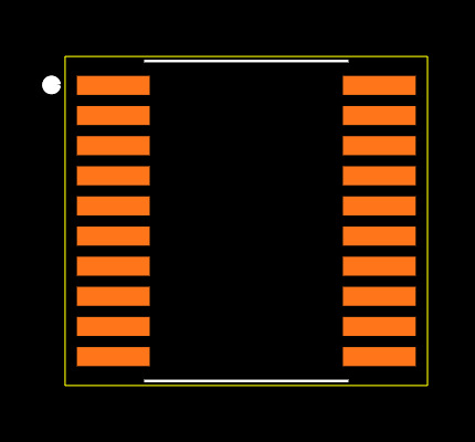 TPS2311IPW Footprint