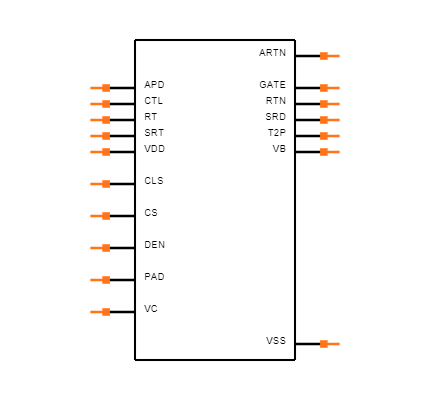 TPS23751PWPR Symbol