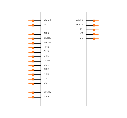 TPS23756PWPR Symbol