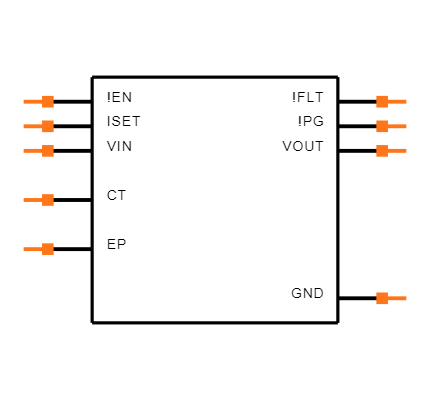 TPS2421-1DDA Symbol