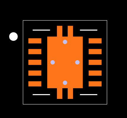 TPS2501DRCR Footprint