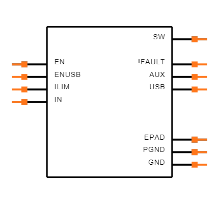 TPS2501DRCR Symbol