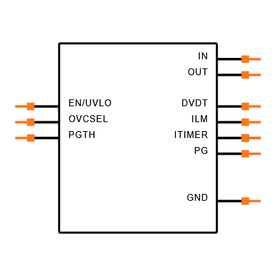 TPS25210ARPWR Symbol