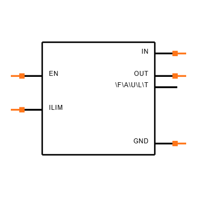 TPS25221DBVT Symbol