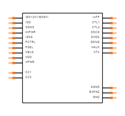 TPS25740ARGET Symbol