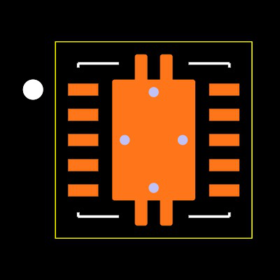 TPS259261DRCR Footprint