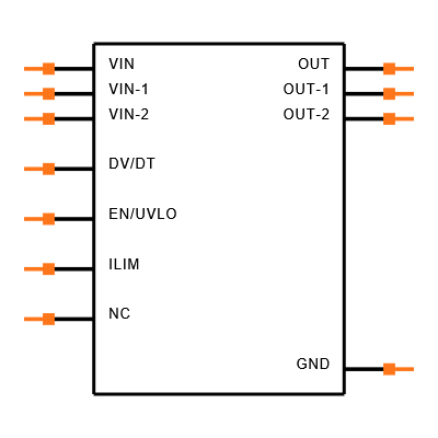 TPS259261DRCR Symbol