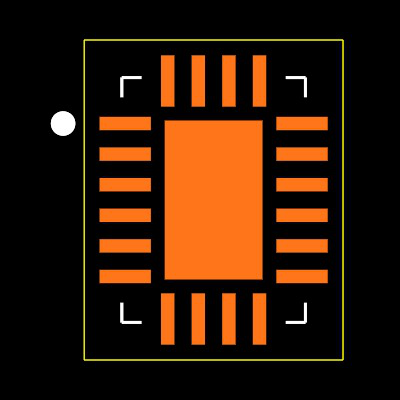 TPS259401AQRVCRQ1 Footprint
