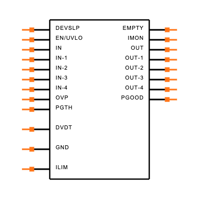 TPS25940AQRVCRQ1 Symbol