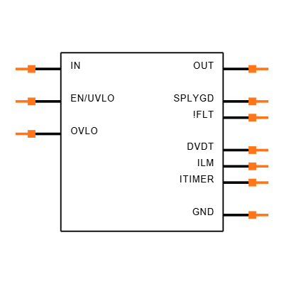 TPS259461LRPWR Symbol