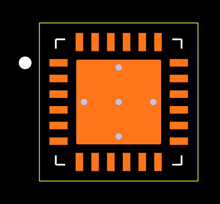 TPS259824LNRGET Footprint