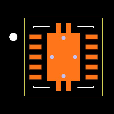 TPS26621DRCR Footprint