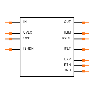 TPS26622DRCR Symbol