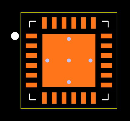 TPS26633RGET Footprint