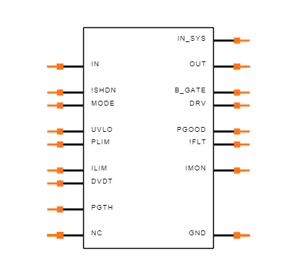 TPS26633RGET Symbol