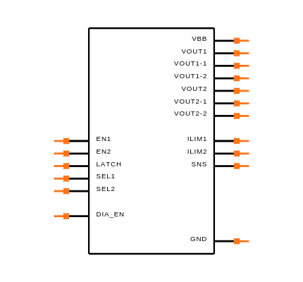 TPS2HB50BQPWPRQ1 Symbol