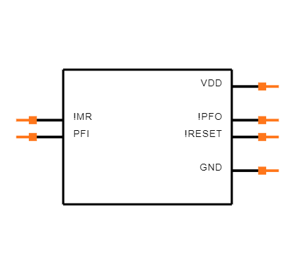TPS3103E12DBVR Symbol