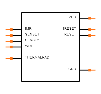 TPS3305-33DGN Symbol