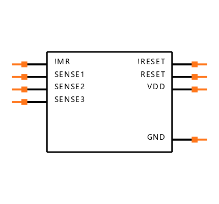 TPS3307-25DG4 Symbol