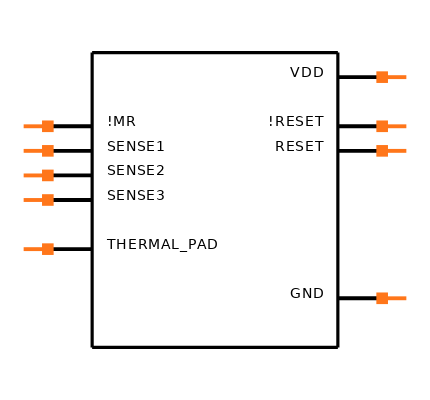 TPS3307-25DGNR Symbol