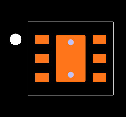 TPS3808G18DRVT Footprint
