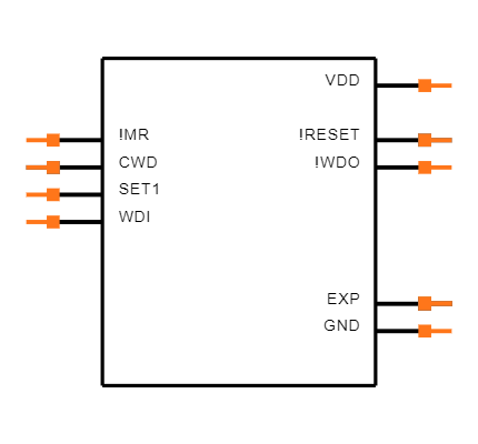 TPS3851H30EDRBT Symbol