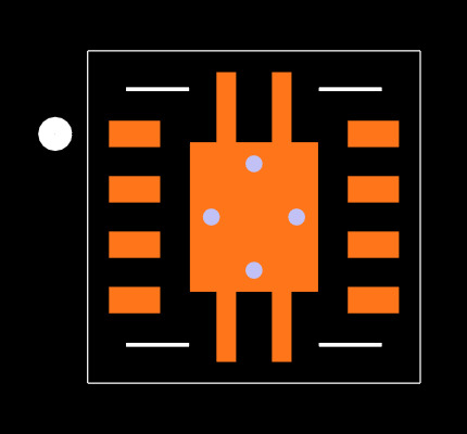 TPS3851H33EDRBR Footprint