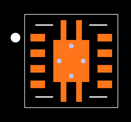 TPS3851H50EDRBR Footprint