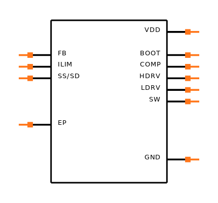 TPS40007DGQRG4 Symbol