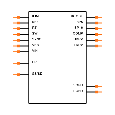 TPS40054PWPG4 Symbol