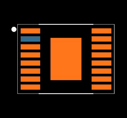 TPS40055PWP Footprint