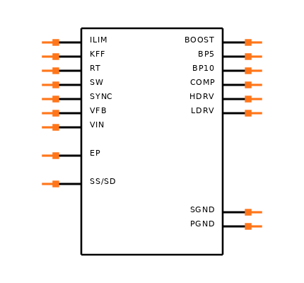 TPS40055PWPG4 Symbol