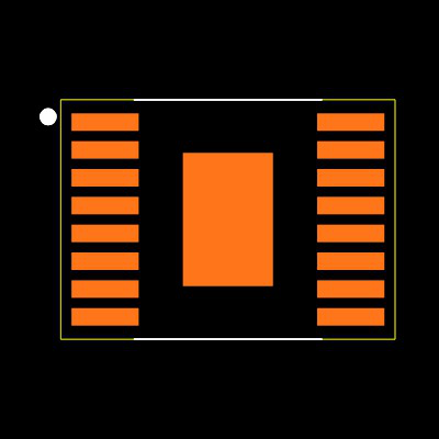 TPS40070PWPR Footprint