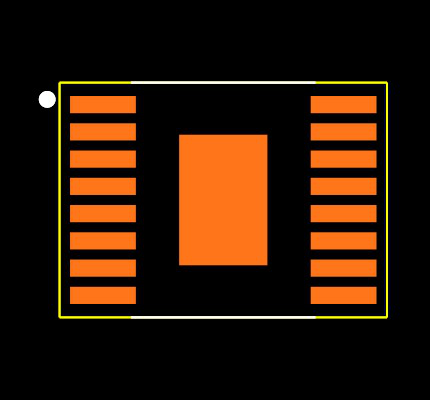 TPS40071PWP Footprint