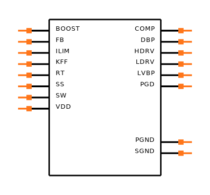 TPS40077PWPR Symbol