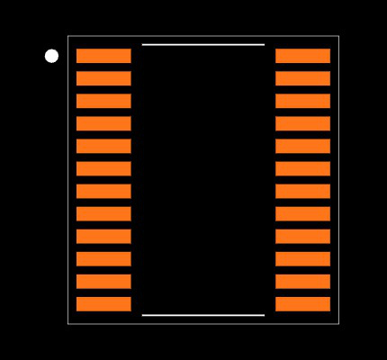 TPS40090QPWRQ1 Footprint